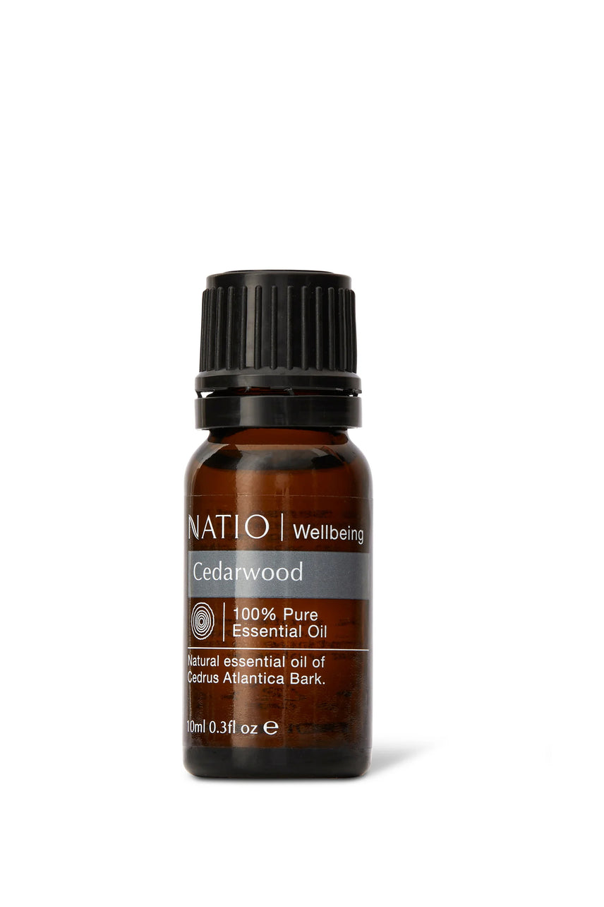 NATIO Pure Essential Oil Wellbeing Cedarwood 10ml - Life Pharmacy St Lukes