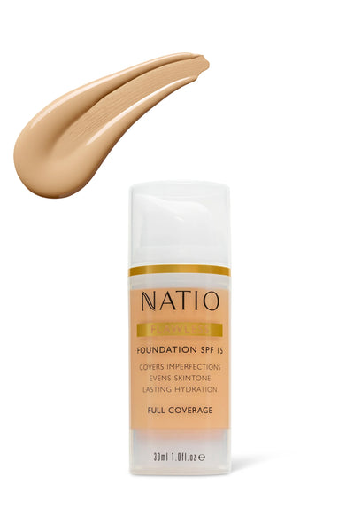 NATIO Flawless Foundation SPF 15 Light Honey - Life Pharmacy St Lukes