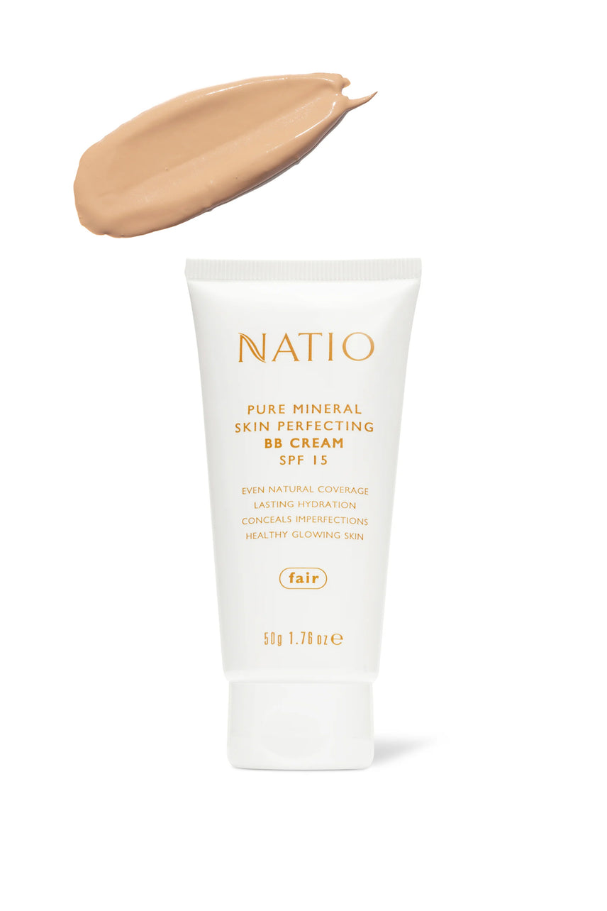 NATIO Pure Mineral Skin Perfecting BB Cream SPF 15 Fair 50g - Life Pharmacy St Lukes