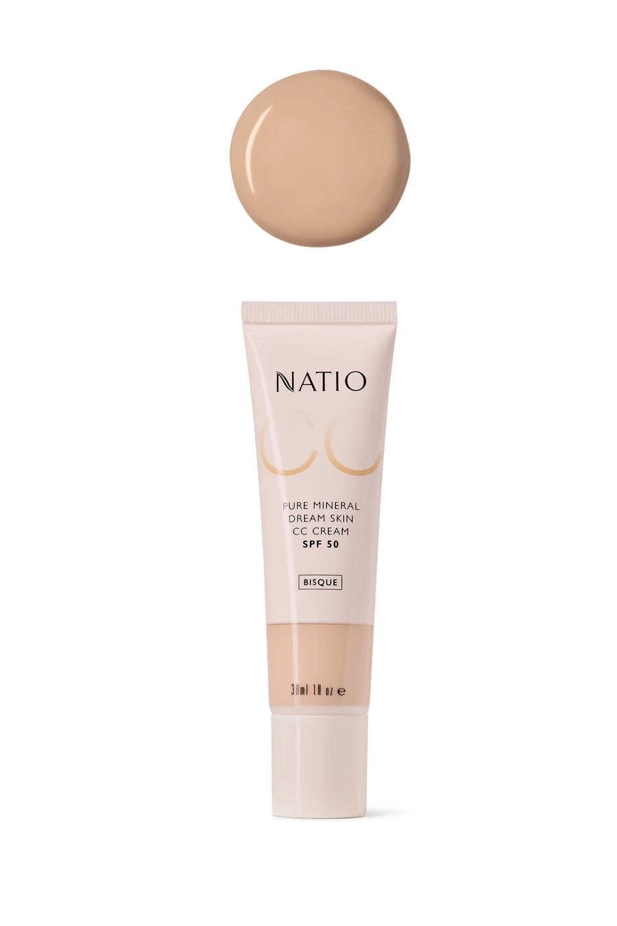NATIO Mineral Dream Skin CC Cream SPF 50 Bisque 30ml - Life Pharmacy St Lukes