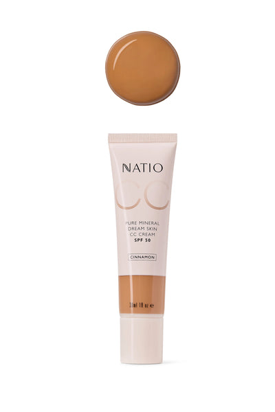 NATIO Mineral Dream Skin CC Cream SPF 50 Cinnamon 30ml - Life Pharmacy St Lukes
