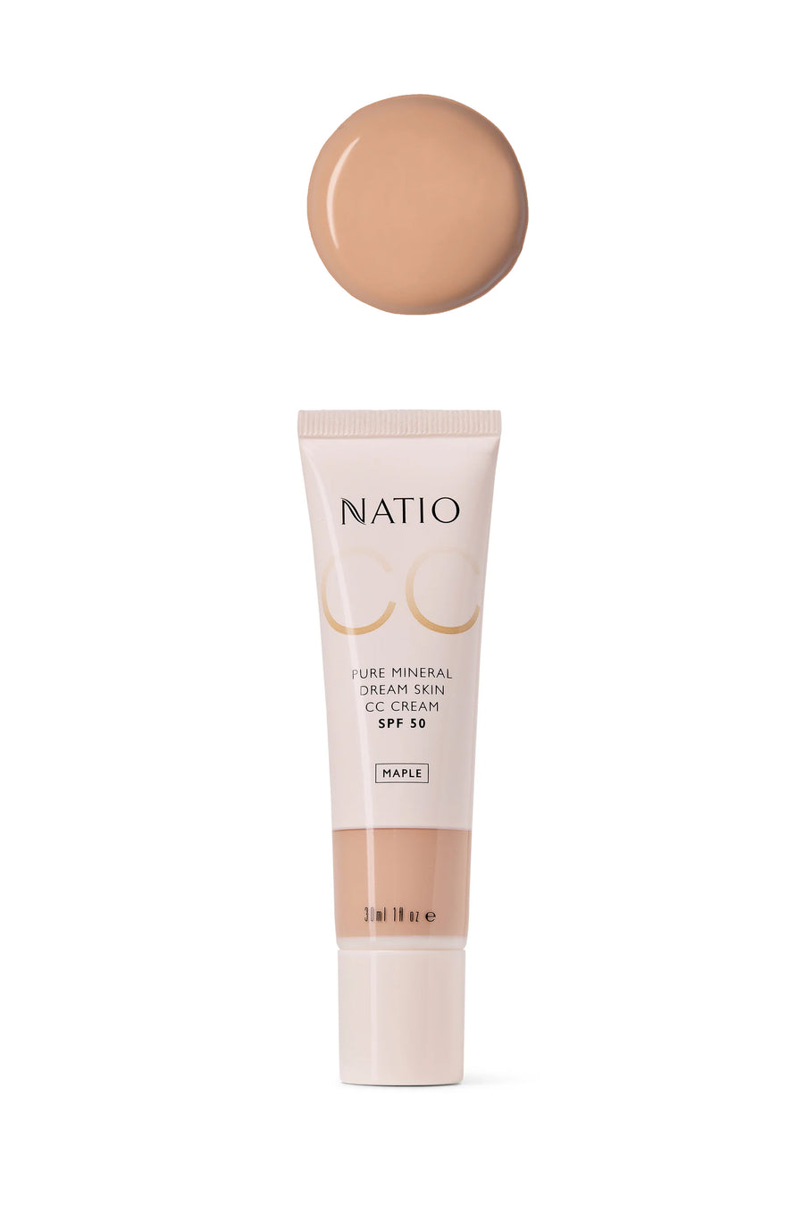 NATIO Mineral Dream Skin CC Cream SPF 50 Maple 30ml - Life Pharmacy St Lukes