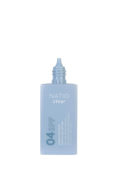 NATIO Clear Urban Defence Moisturiser SPF50+ 50ml - Life Pharmacy St Lukes