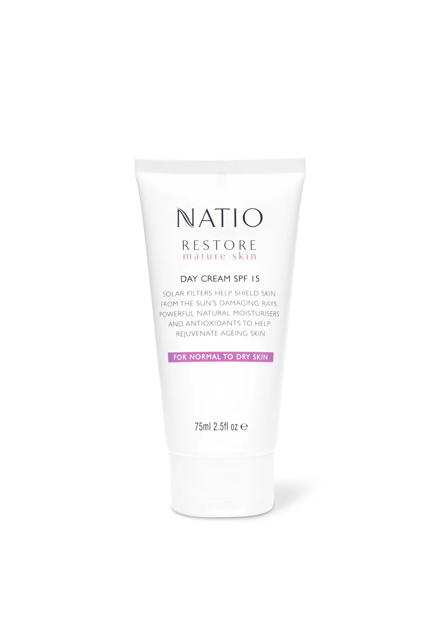 NATIO Restore Day Cream SPF 15 75ml - Life Pharmacy St Lukes