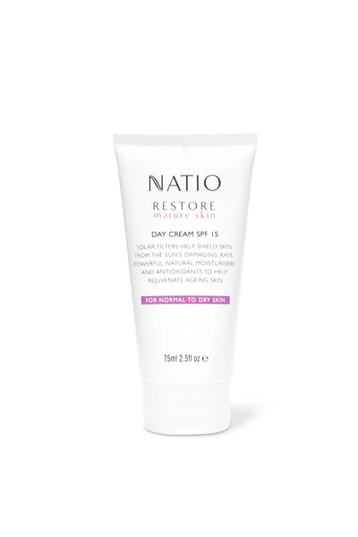 NATIO Restore Day Cream SPF 15 75ml - Life Pharmacy St Lukes