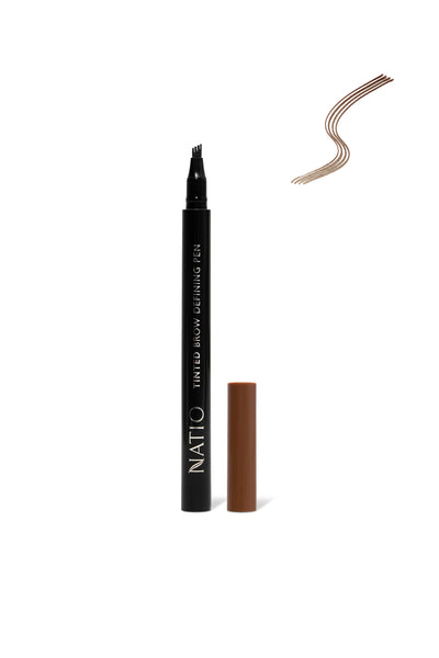 NATIO Tinted Brow Defining Pen Medium Brown - Life Pharmacy St Lukes