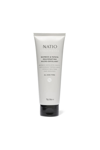 NATIO Bamboo & Papaya Rejuvenating Micro-Exfoliant 75g - Life Pharmacy St Lukes
