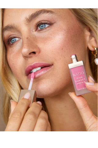 NATIO Pink Sunset Lip Oil 4ml - Life Pharmacy St Lukes