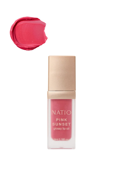 NATIO Pink Sunset Lip Oil 4ml - Life Pharmacy St Lukes
