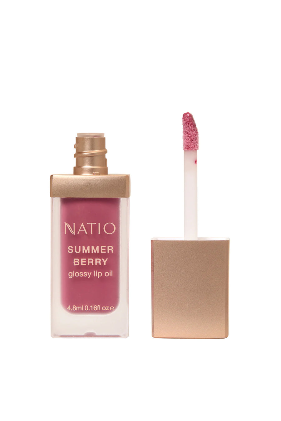 NATIO Glossy Lip Oil Summer Berries - Life Pharmacy St Lukes