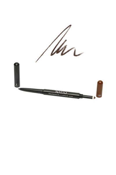 NATIO Mechanical Eyebrow Duo Dark Brown - Life Pharmacy St Lukes
