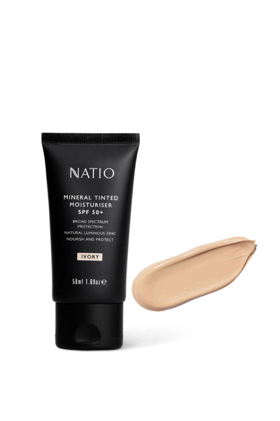 NATIO Mineral Tinted Moisturiser SPF50+ SPF50+ Ivory - Life Pharmacy St Lukes