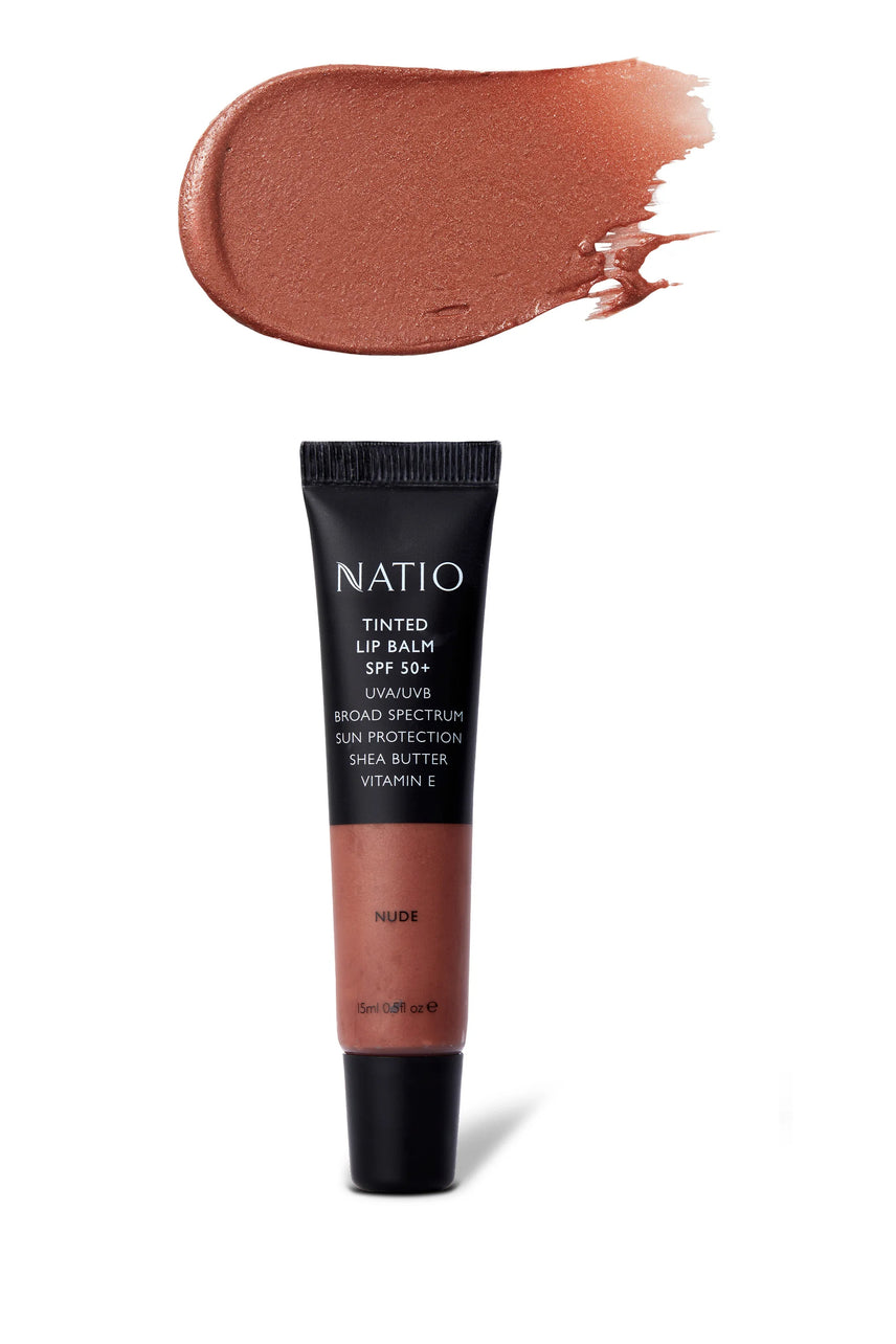 NATIO Tinted Lip Balm SPF 50+ Nude 15ml - Life Pharmacy St Lukes