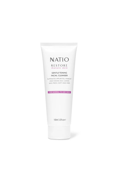 NATIO Restore Gentle Toning Facial Cleanser 100ml - Life Pharmacy St Lukes