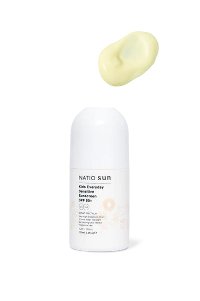 NATIO Kids Everyday Sensitive Sunscreen SPF 50+ Roll On 100ml - Life Pharmacy St Lukes