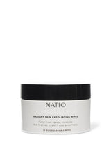 NATIO Treatments Radiant Skin Exfoliating Wipes 30pk - Life Pharmacy St Lukes