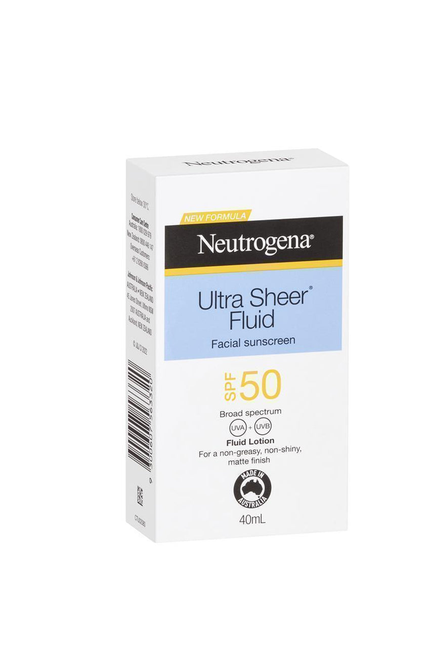 NEUTROGENA Ultra Sheer Face Fluid SPF50 40ml - Life Pharmacy St Lukes