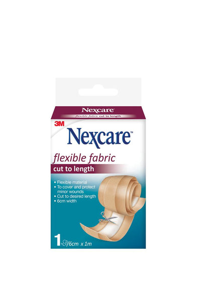 NEXCARE Flexible Fabric Cut To Length 6cm x 1m - Life Pharmacy St Lukes