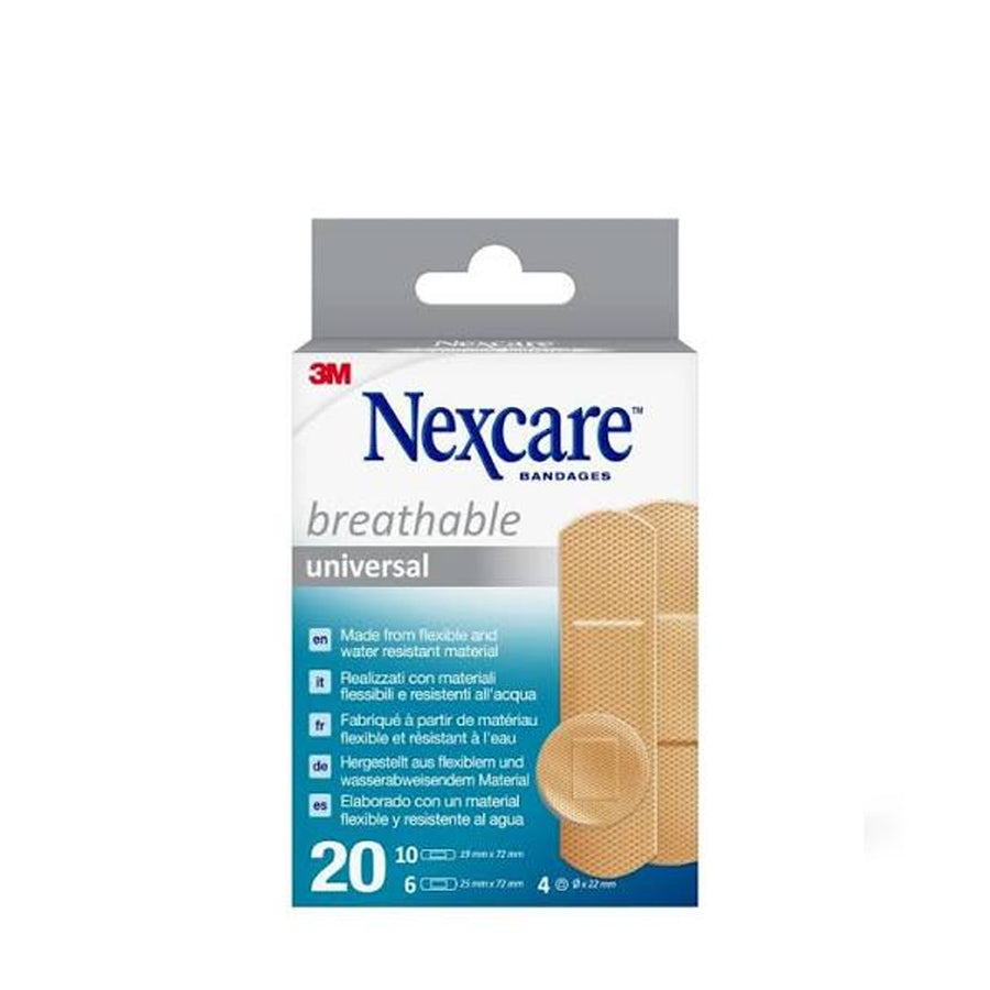 NEXCARE Breathable Plaster Assorted 20s