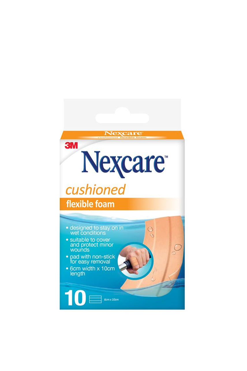 NEXCARE Active Flexible Foam Bands, 6 cm x 10 cm 10 Pack - Life Pharmacy St Lukes