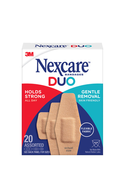 NEXCARE Duo Assorted Bandages 20 Pack - Life Pharmacy St Lukes