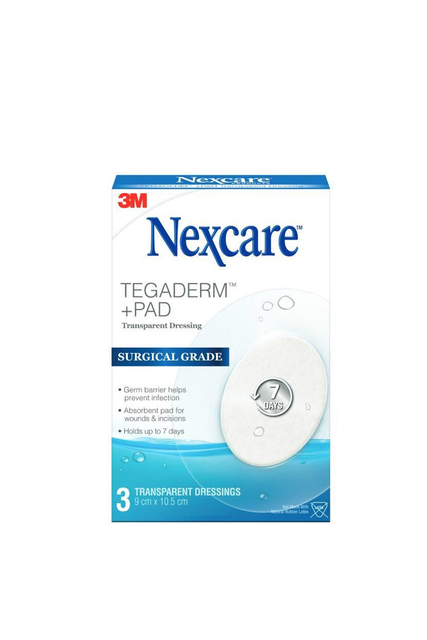NEXCARE Tegaderm + Pad Waterproof Oval 3s - Life Pharmacy St Lukes