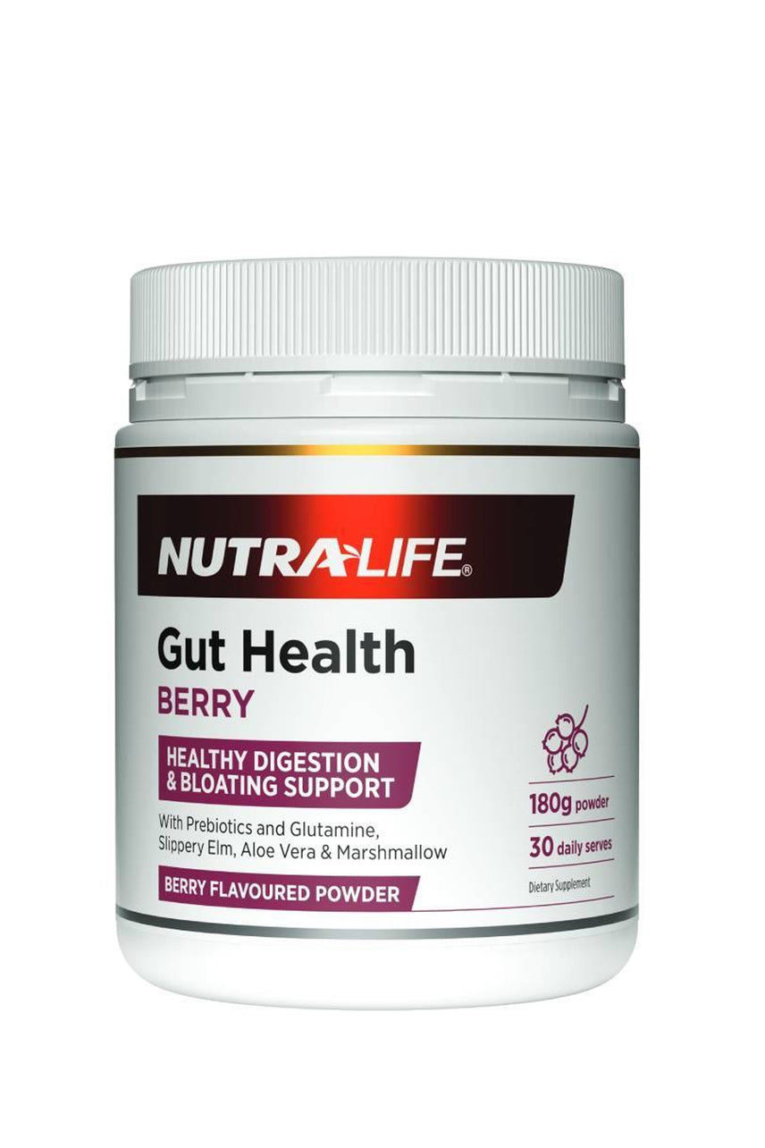 NUTRALIFE Gut Health Powder Berry 180g - Life Pharmacy St Lukes