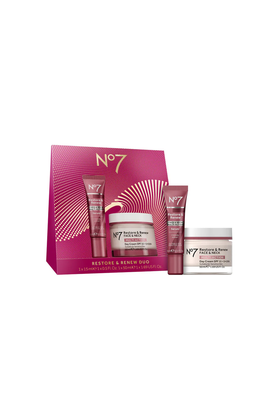 No7 Restore & Renew Duo Set - Life Pharmacy St Lukes