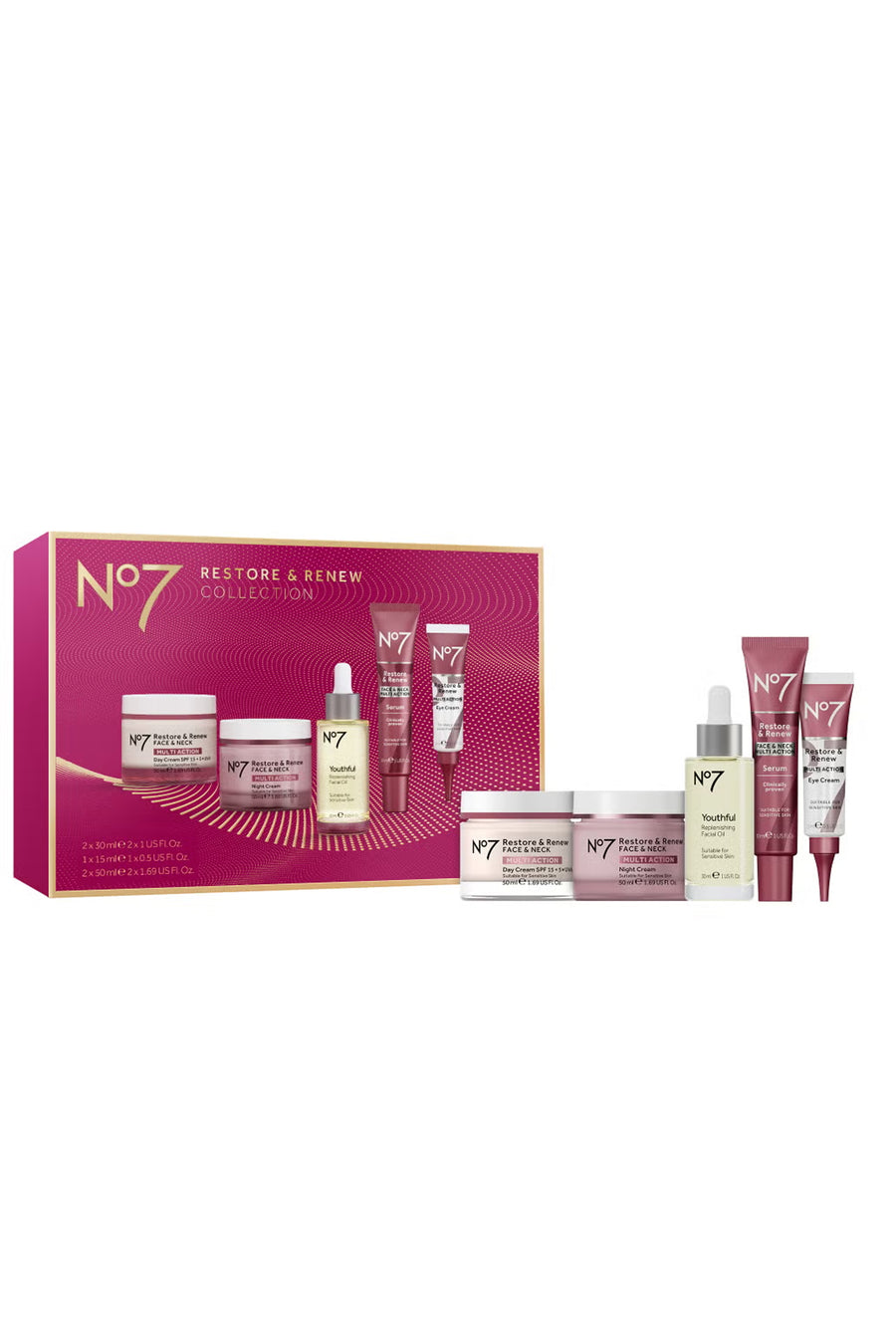 No7 Restore & Renew Set - Life Pharmacy St Lukes