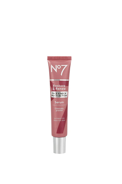 No7 Restore & Renew Face & Neck Multi Action Serum 30ml - Life Pharmacy St Lukes