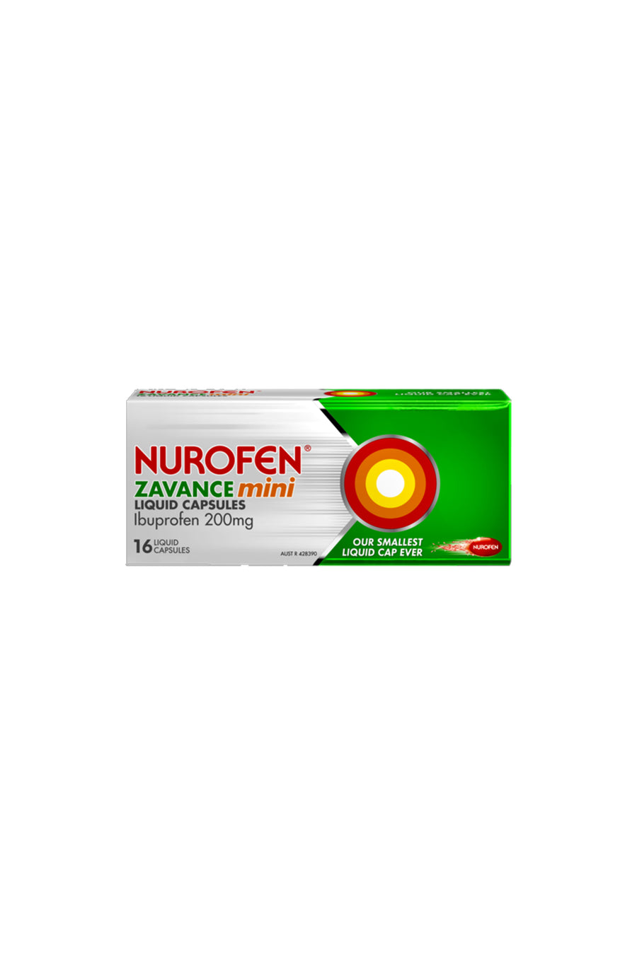 NUROFEN Zavance Mini Liquid Capsules 16 - Life Pharmacy St Lukes
