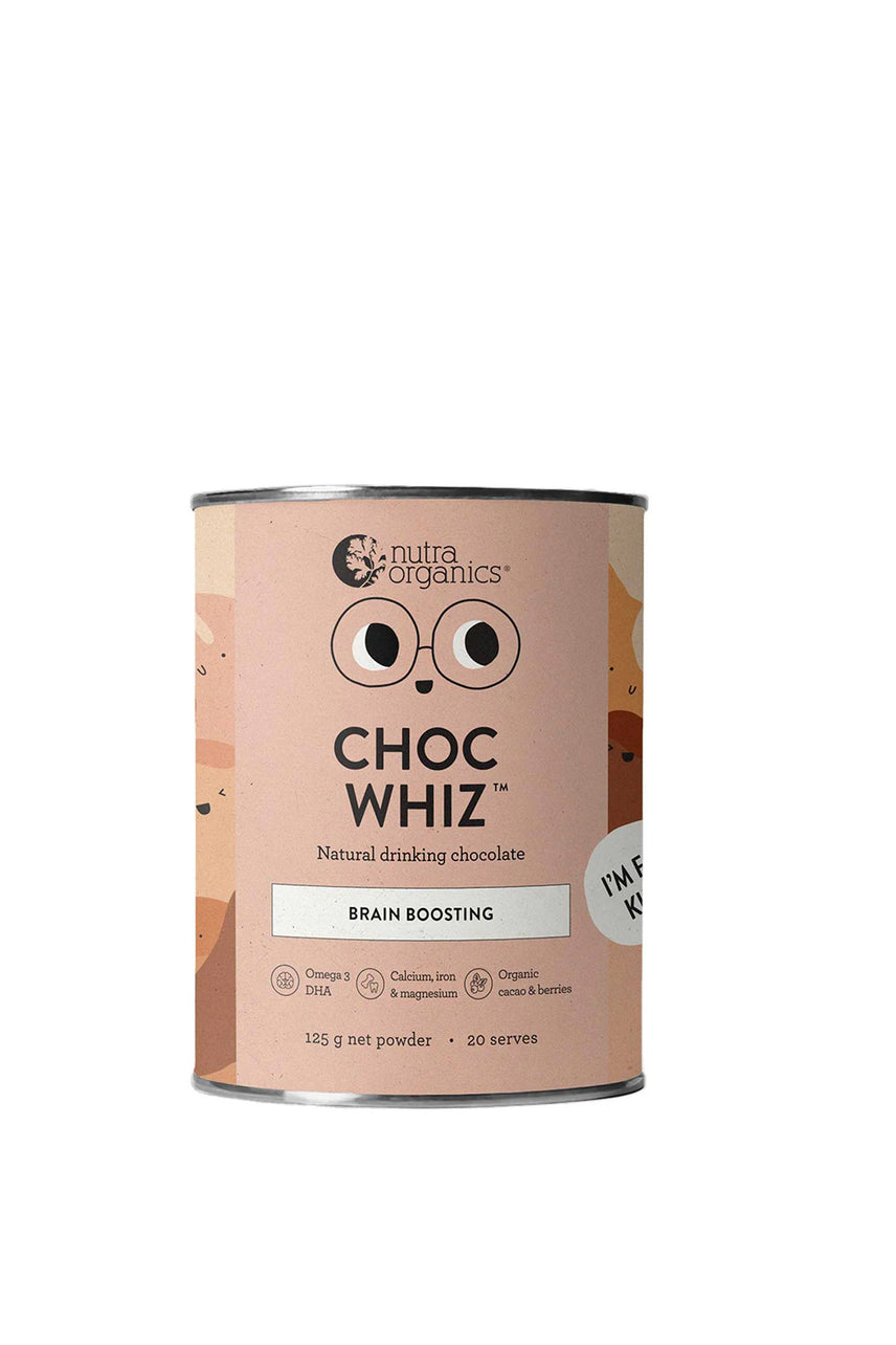 NUTRA ORGANICS Choc Whiz Drinking Chocolate 125g - Life Pharmacy St Lukes
