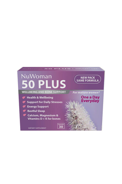 NuWoman 50 Plus Wellbeing And Bone Support 30's - Life Pharmacy St Lukes