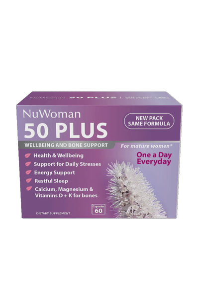 NuWoman 50 Plus Wellbeing And Bone Support 60's - Life Pharmacy St Lukes