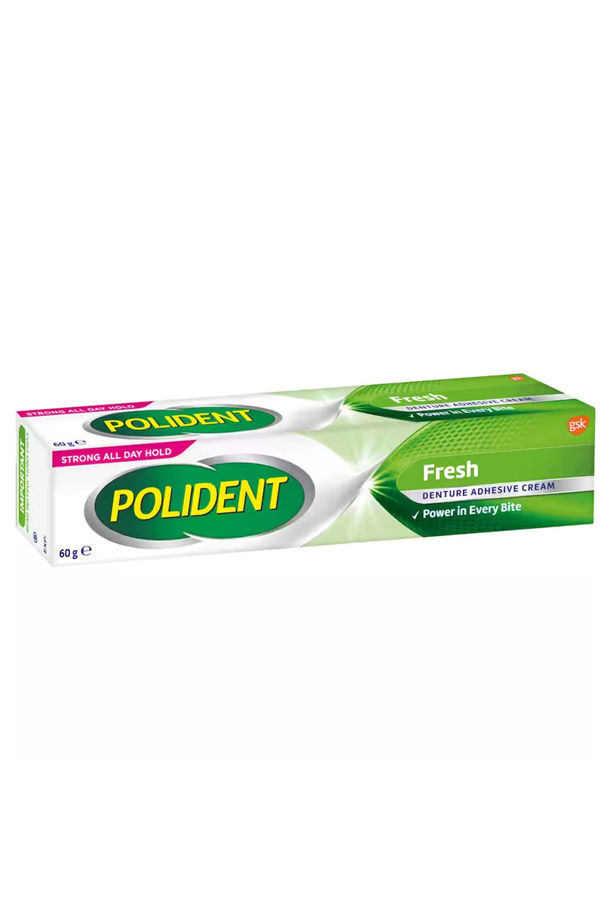 POLIDENT Fresh Mint Denture Adhesive Cream 60g - Life Pharmacy St Lukes