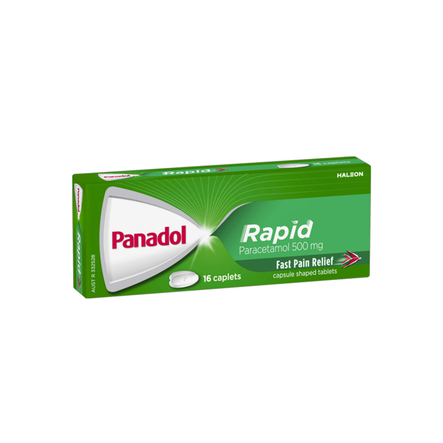 PANADOL Rapid Caplets 500mg 16pk