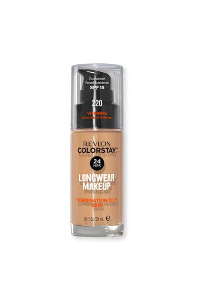 REVLON ColorStay Longwear Makeup Foundation Combination / Oily Natural Beige - Life Pharmacy St Lukes