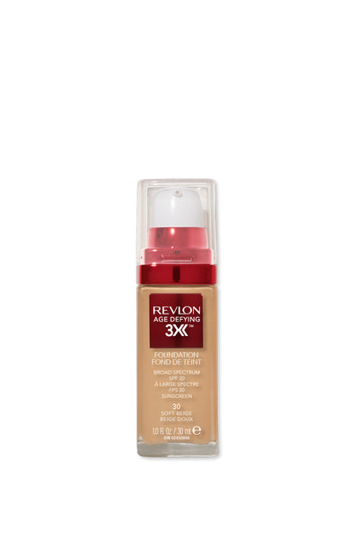 REVLON Age Defying 3X Foundation Soft Beige - Life Pharmacy St Lukes