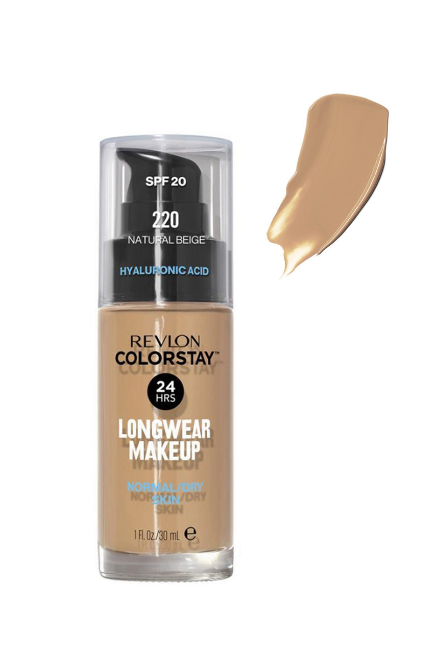 REVLON ColorStay Long wear Makeup Foundation Normal/Dry Skin Natural Beige - Life Pharmacy St Lukes