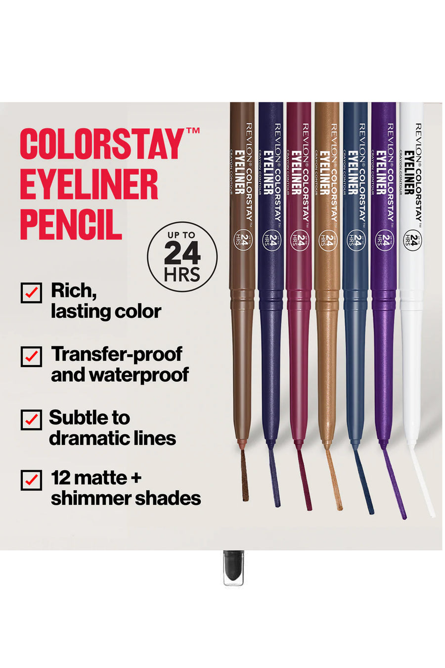 REVLON Colorstay Eyeliner Pencil Cherry - Life Pharmacy St Lukes