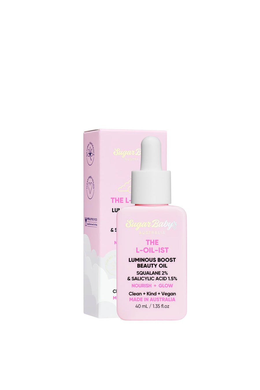 SUGAR BABY The L-Oil-Ist Luminous Boost Beauty Oil 40ml - Life Pharmacy St Lukes