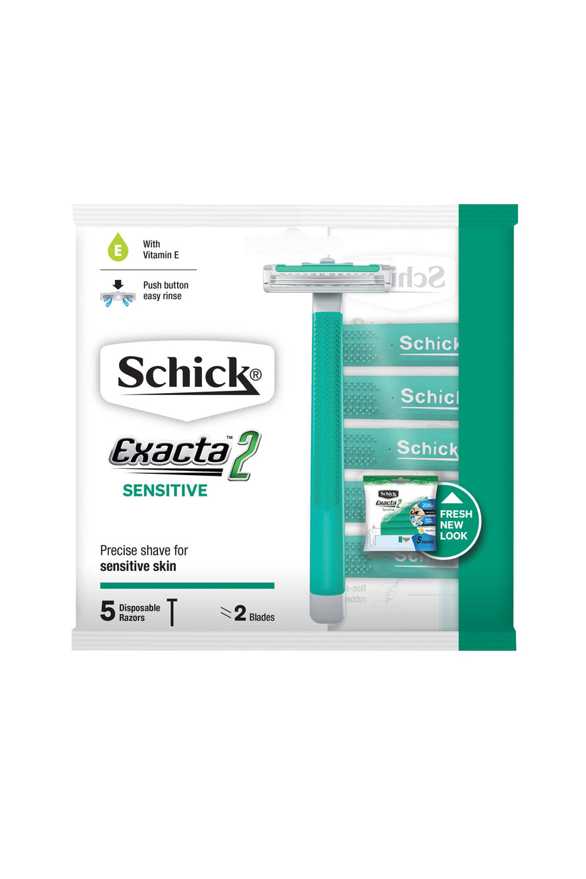 SCHICK Exacta 2 Sensitive 5 Disposable Razors - Life Pharmacy St Lukes