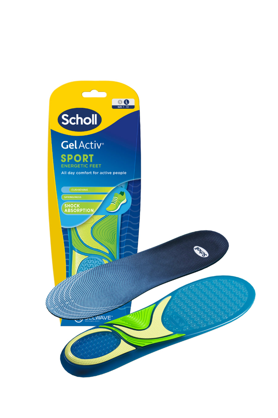 SCHOLL Gel Activ Insole Sport Large - Life Pharmacy St Lukes