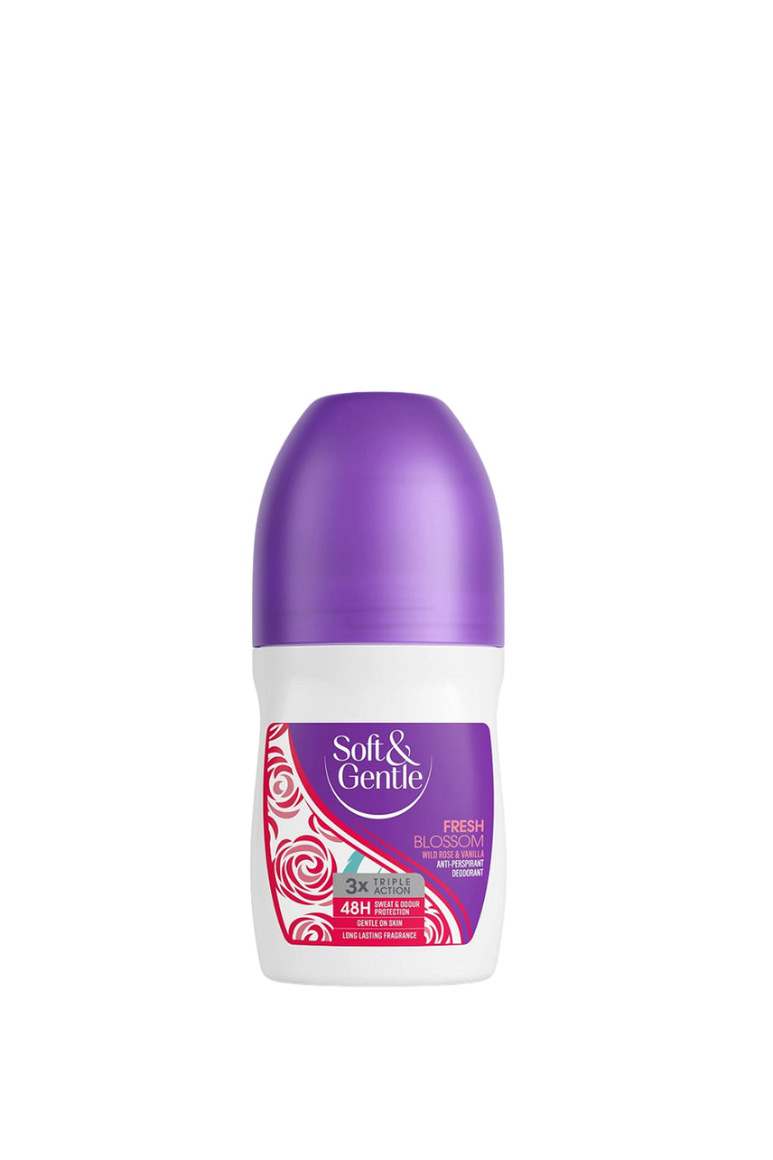 SOFT & GENTLE 48hr Antiperspirant Deodorant Roll On Fresh Blossom 50ml - Life Pharmacy St Lukes