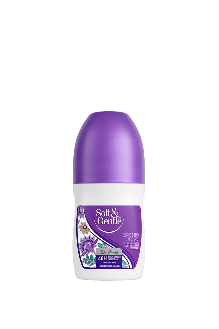 SOFT & GENTLE 48hr Antiperspirant Deodorant Roll On Orchid Desire 50ml - Life Pharmacy St Lukes