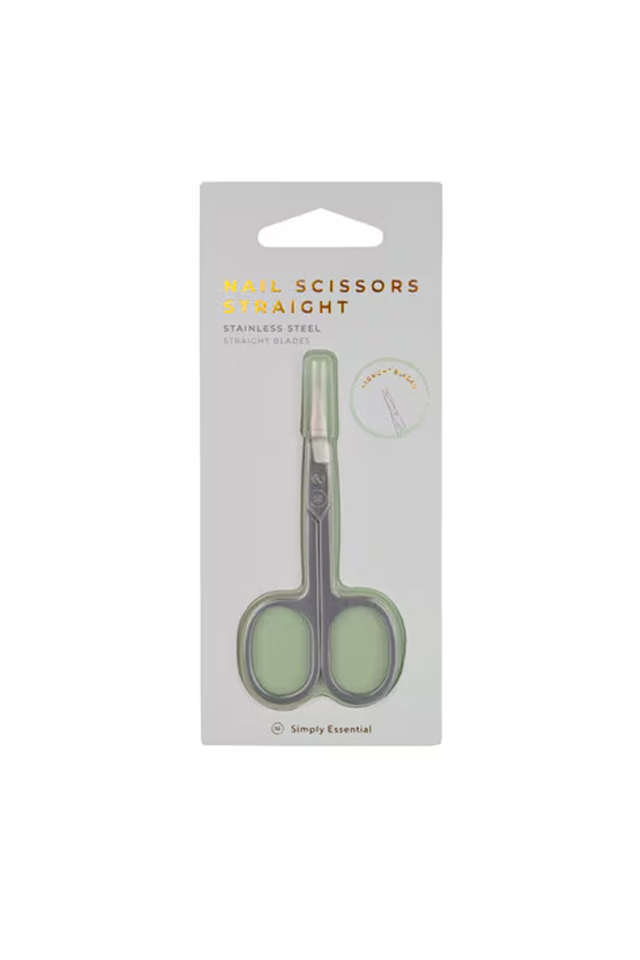 SIMPLY ESSENTIALS 20-2506 Nail Scissors Straight - Life Pharmacy St Lukes