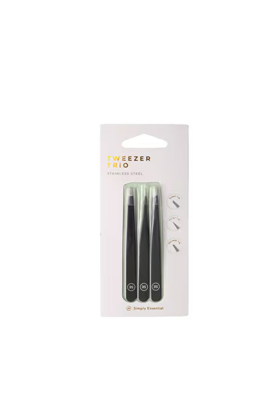 SIMPLY ESSENTIALS 20-2613 Tweezer Trio - Life Pharmacy St Lukes