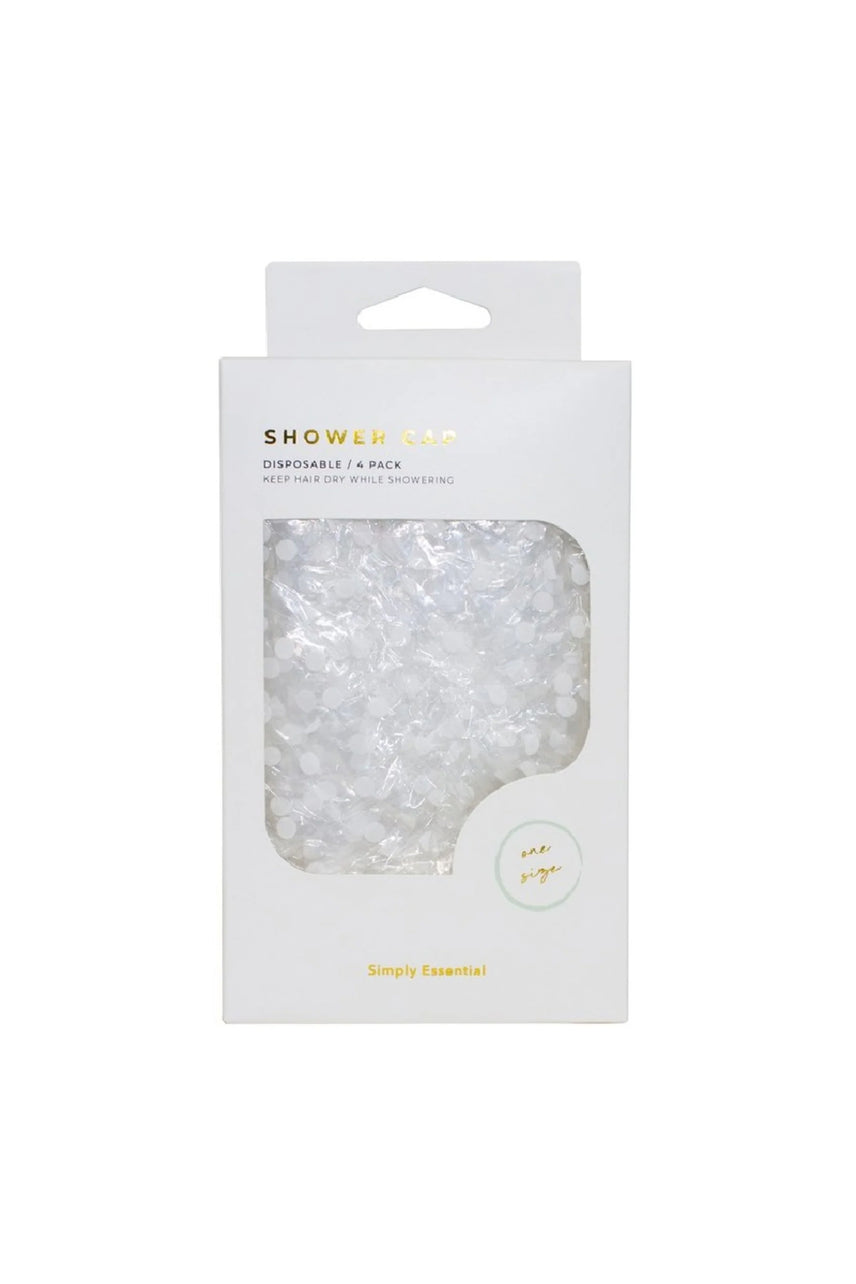 SIMPLY ESSENTIALS 20-1310 Disposable Shower Cap 4 Pack - Life Pharmacy St Lukes