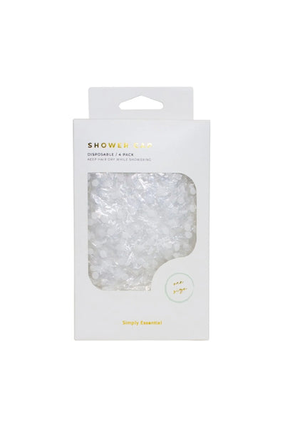 SIMPLY ESSENTIALS 20-1310 Disposable Shower Cap 4 Pack - Life Pharmacy St Lukes