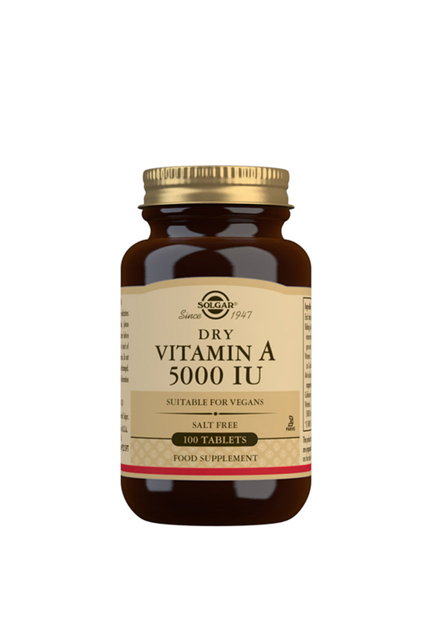 SOLGAR Vitamin A 5000iu Dry Tablets 100 - Life Pharmacy St Lukes